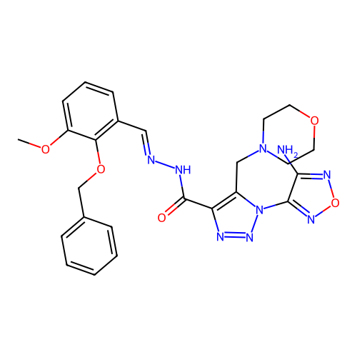 C25H27N9O5 structure