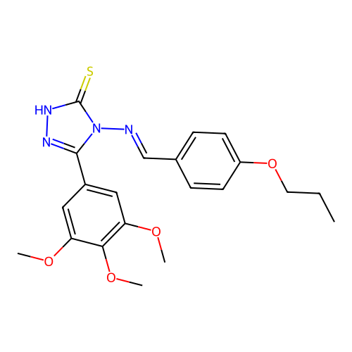 C21H24N4O4S structure