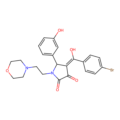 C23H23BrN2O5 structure