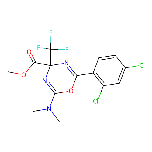 C14H12Cl2F3N3O3 structure
