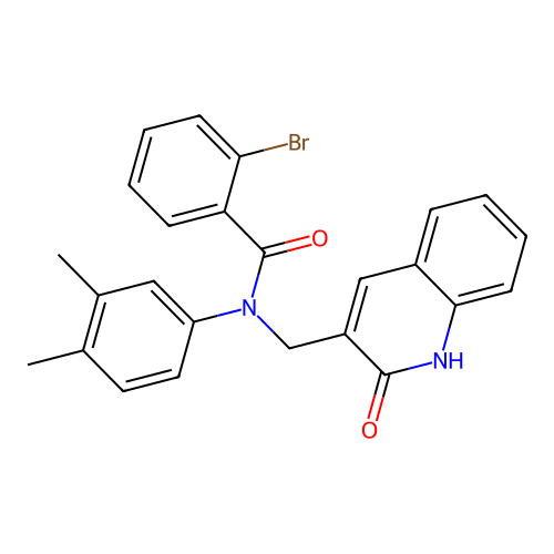 2-bromo-N-(3,4-dimethylphenyl)-N-((2-hydroxyquinolin-3-yl)methyl)benzamide structure