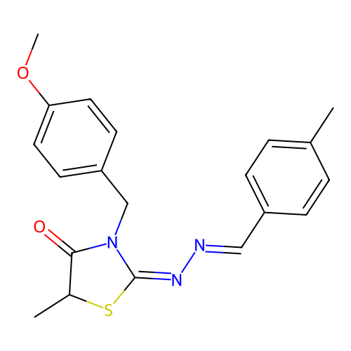 C20H21N3O2S structure