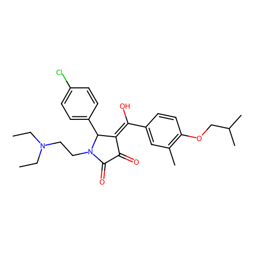C28H35ClN2O4 structure