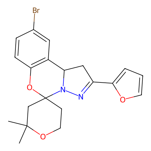 C20H21BrN2O3 structure