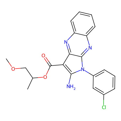 C21H19ClN4O3 structure