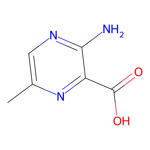 3-Amino-6-methylpyrazine-2-carboxylic acid structure