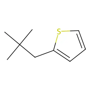 2-(2,2-Dimethylpropyl)thiophene structure