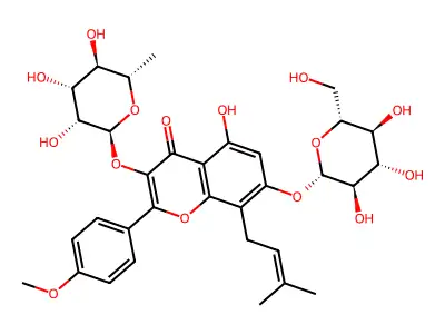 淫羊藿甙 structure