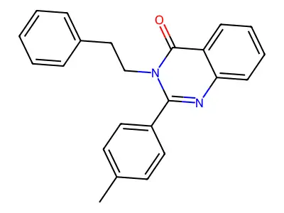 3-Phenethyl-2-p-tolyl-3H-quinazolin-4-one structure
