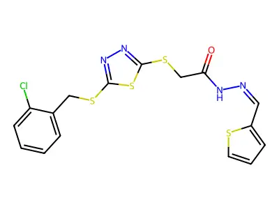 C16H13ClN4OS4 structure