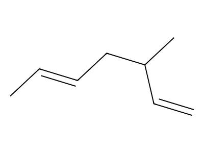 (5Z)-3-Methyl-1,5-heptadiene structure