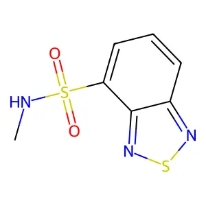 N-methyl-2,1,3-benzothiadiazole-4-sulfonamide structure