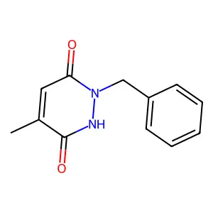 1,2-Dihydro-1-benzyl-4-methyl-3,6-pyridazinedione structure