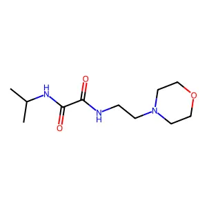 N-(2-morpholin-4-ylethyl)-N'-propan-2-yloxamide structure