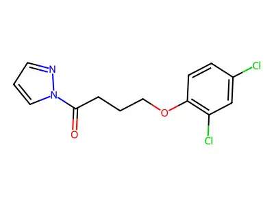 4-(2,4-Dichlorophenoxy)-1-pyrazol-1-ylbutan-1-one structure