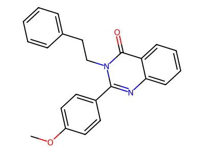 2-(4-Methoxy-phenyl)-3-phenethyl-3H-quinazolin-4-one structure