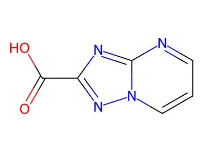 (1,2,4)Triazolo(1,5-a)pyrimidine-2-carboxylic acid structure