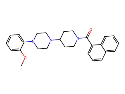[4-[4-(2-Methoxyphenyl)piperazin-1-yl]piperidin-1-yl]-naphthalen-1-ylmethanone structure