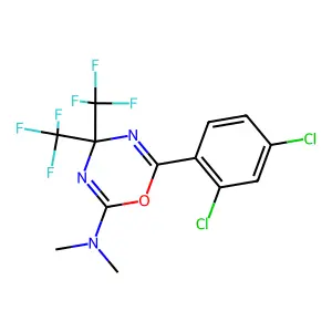 C13H9Cl2F6N3O structure