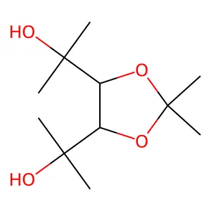 2-[5-(1-Hydroxy-1-methylethyl)-2,2-dimethyl-1,3-dioxolan-4-yl]-2-propanol structure