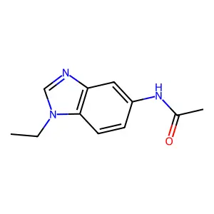 N-(1-ethyl-1H-benzimidazol-5-yl)acetamide structure