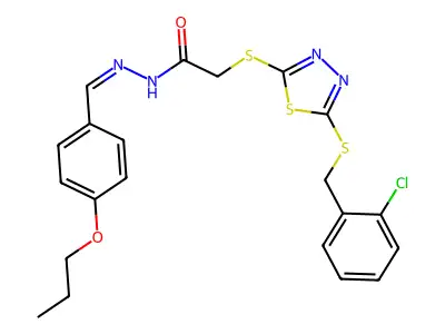 C21H21ClN4O2S3 structure