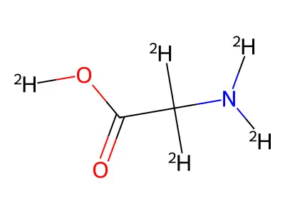 Glycine-d5 structure