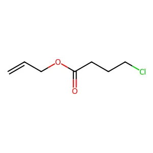 Butanoic acid, 4-chloro, 2-propenyl ester structure