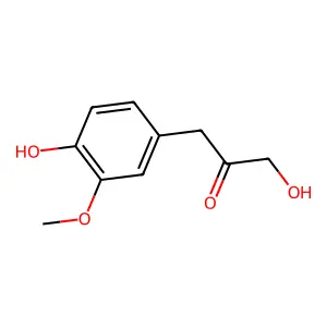 2-Propanone, 1-hydroxy-3-(4-hydroxy-3-methoxyphenyl)- structure