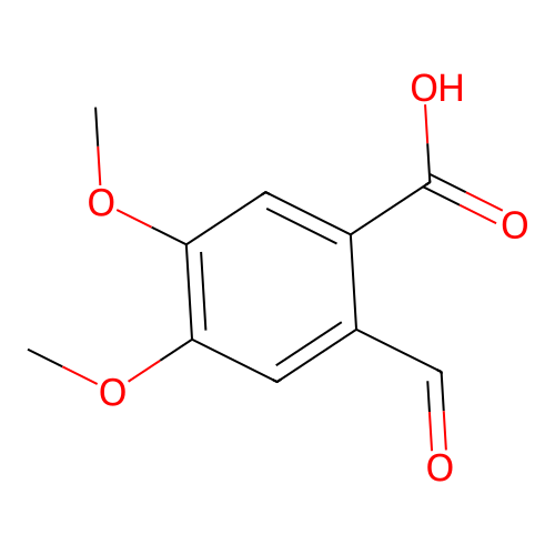 2-Formyl-4,5-dimethoxybenzoic acid structure