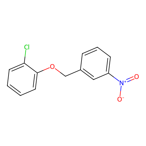 1-Chloro-2-((3-nitrobenzyl)oxy)benzene structure