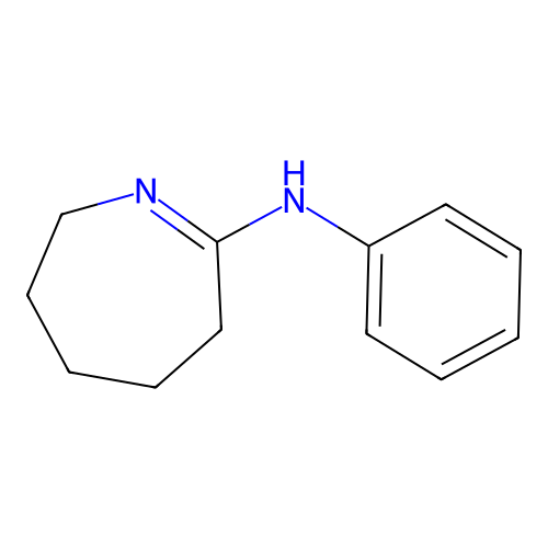 N-phenyl-3,4,5,6-tetrahydro-2H-azepin-7-amine structure