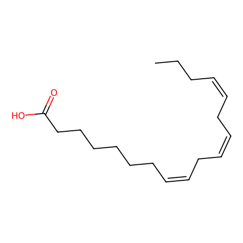 (8Z,11Z,14Z)-octadeca-8,11,14-trienoic acid structure