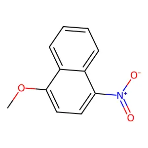 Methyl 4-nitronaphthyl ether structure