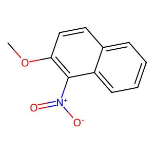 2-Methoxy-1-nitronaphthalene structure