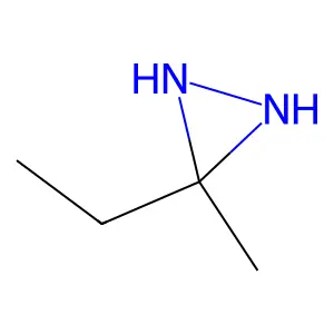3-Ethyl-3-methyldiaziridine structure