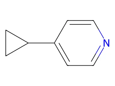 4-Cyclopropylpyridine structure