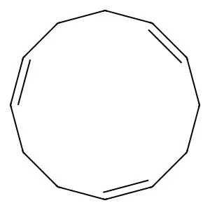 1,5,9-Cyclododecatriene structure