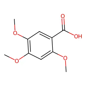 2,4,5-Trimethoxybenzoic acid structure
