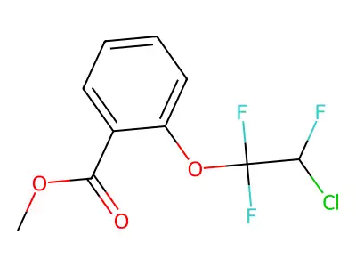 Methyl 2-(2-chloro-1,1,2-trifluoroethoxy)benzoate structure