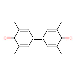 Tetramethyldiphenoquinone structure