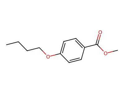 Methyl 4-butoxybenzoate structure