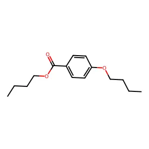Butyl 4-butoxybenzoate structure