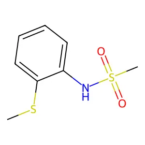 N-(2-methylsulfanylphenyl)methanesulfonamide structure