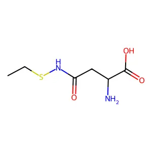 Alanine, 3-ethylthiocarbamoyl-, L- structure