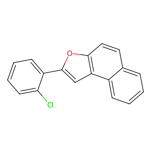 2-(2-Chlorophenyl)naphtho[2,1-b]furan structure