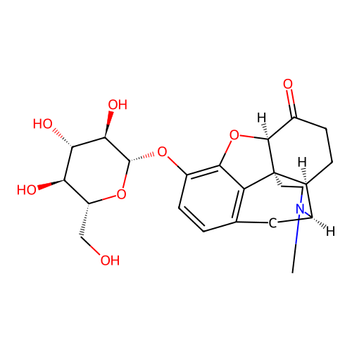 Hydromorphone 3-glucoside structure