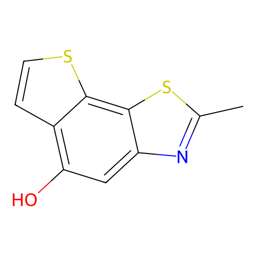2-Methylthieno[3,2-g][1,3]benzothiazol-5-ol structure