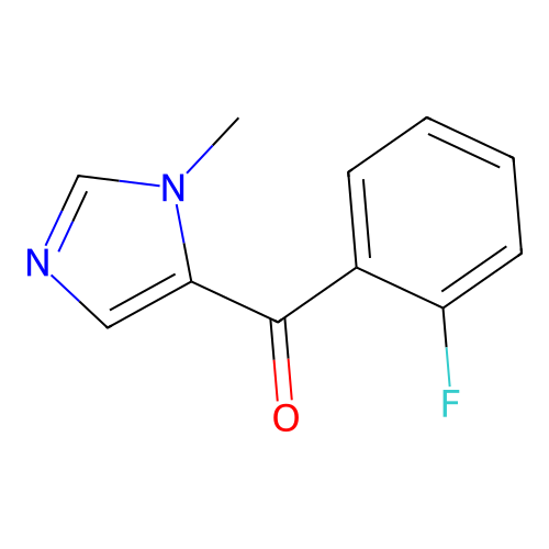 (2-Fluorophenyl)-(3-methylimidazol-4-yl)methanone structure