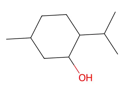 (+)-Neomenthol structure